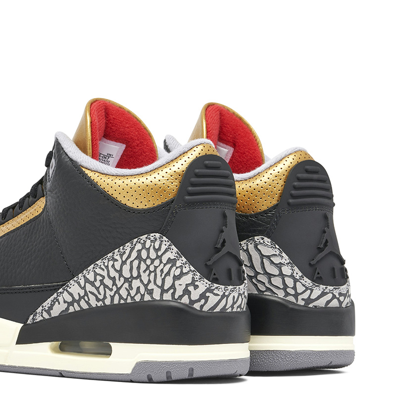 Air Jordan 3 Retro WMNS Black Gold