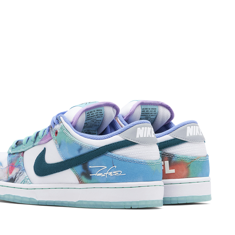 Futura Laboratories x Nike Dunk Low SB 'Bleached Aqua'