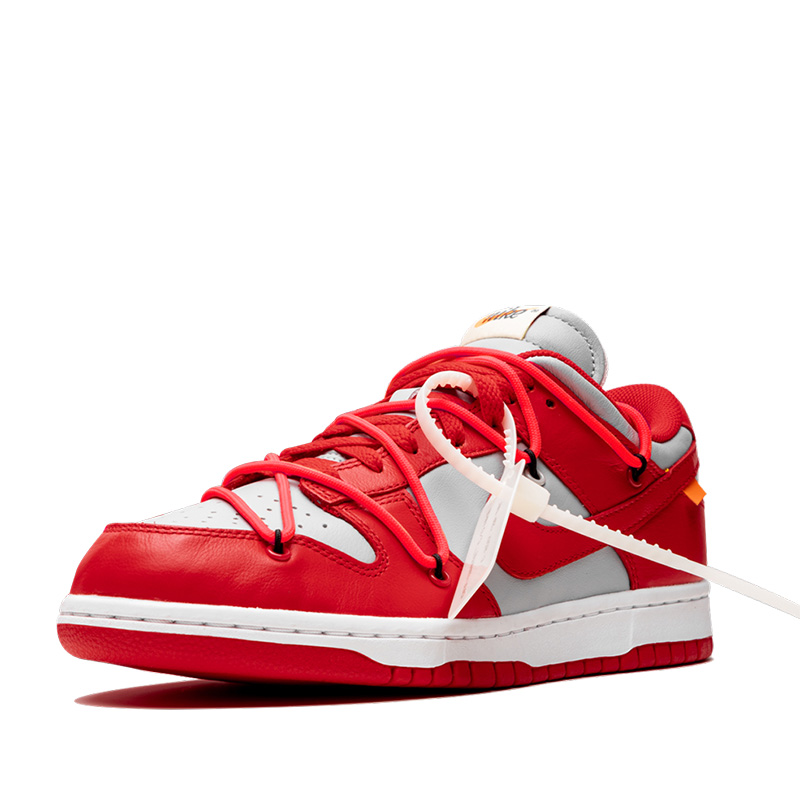 Off-White x Nike Dunk Low 'University Red'