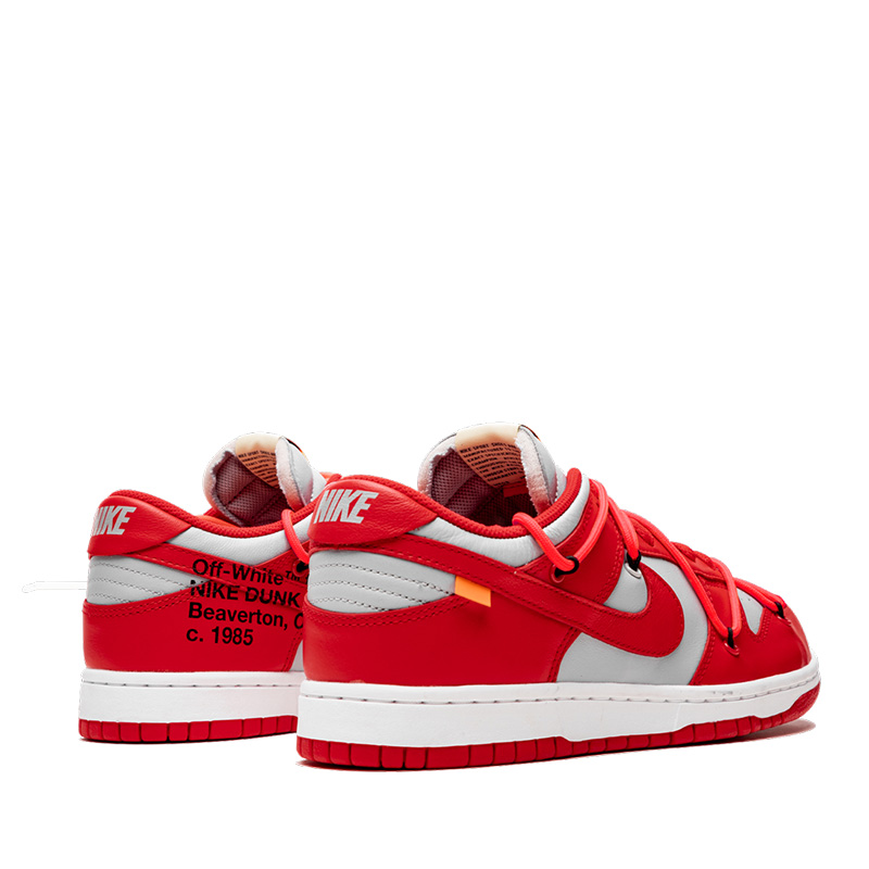 Off-White x Nike Dunk Low 'University Red'